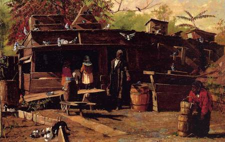 (image for) Handmade oil painting Copy paintings of famous artists Winslow Homers Paintings Uncle Ned at Home 1875